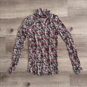 Isabel Marant Multicolor Floral Long Sleeve Top